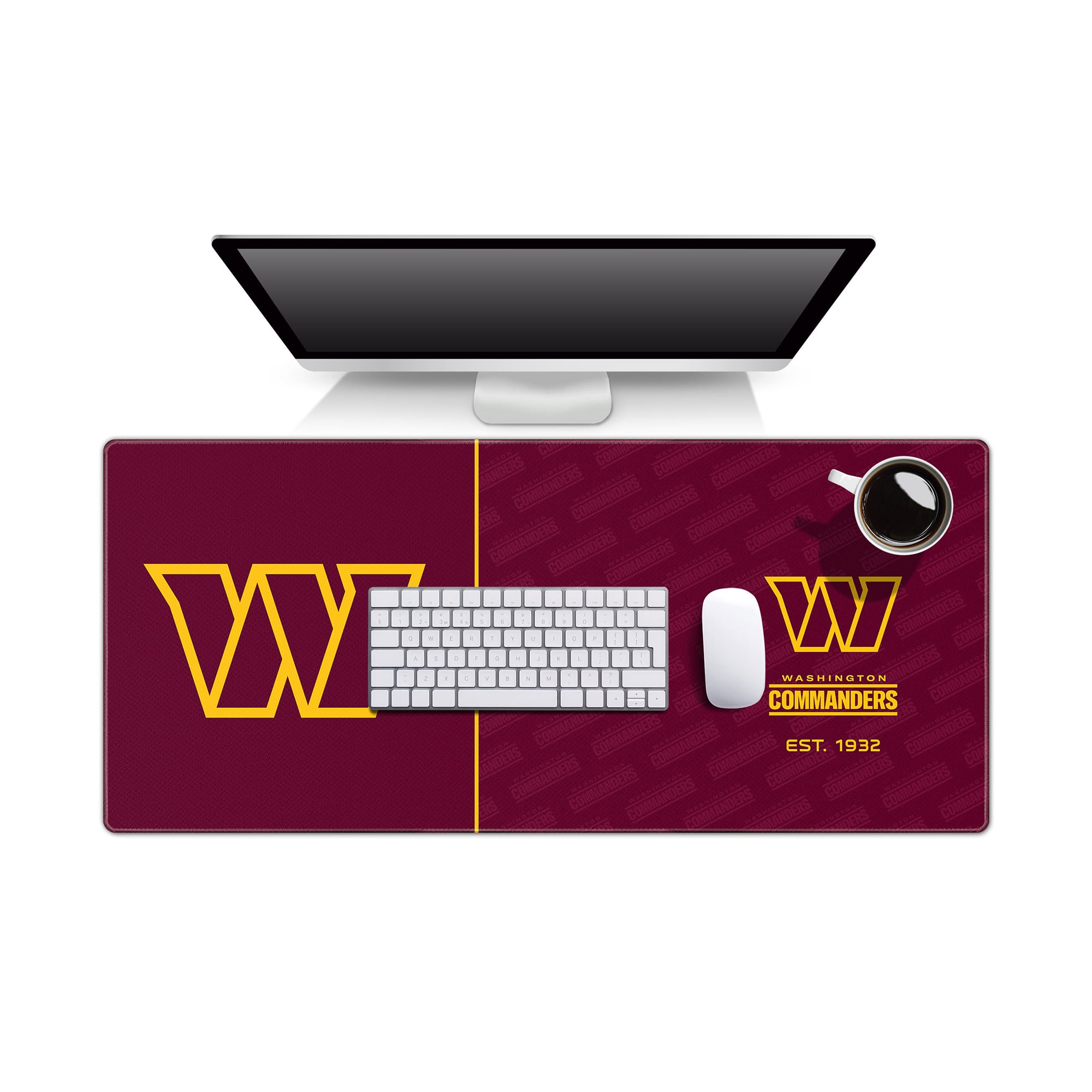 IDNA Washington Commanders 15.7" x 35.4" Logo Series Desk Pad