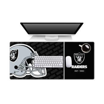 IDNA Las Vegas Raiders 15.7" x 35.4" Logo Series Desk Pad