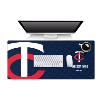 Fanpoint Minnesota Twins 15.7" x 35.4" Logo Series Desk Pad