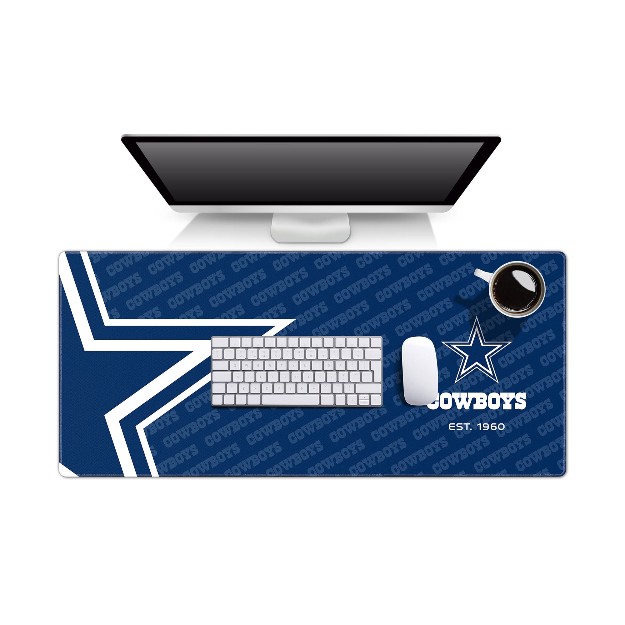 IDNA Dallas Cowboys 15.7" x 35.4" Logo Series Desk Pad