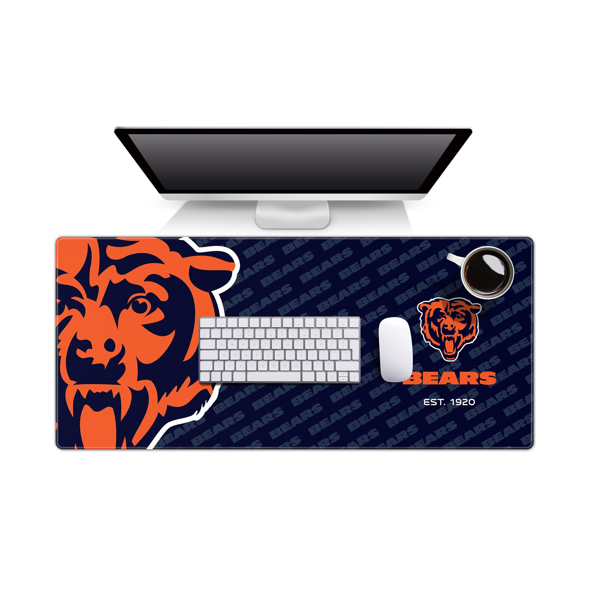 IDNA Chicago Bears 15.7" x 35.4" Logo Series Desk Pad