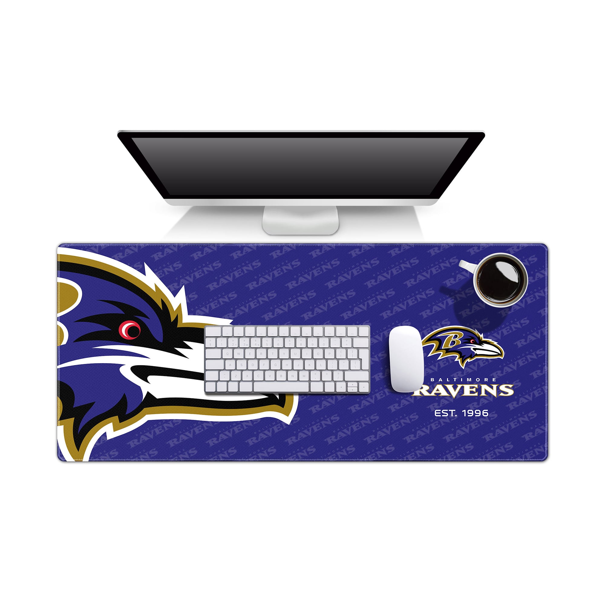 IDNA Baltimore Ravens 15.7" x 35.4" Logo Series Desk Pad
