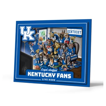 IDNA Kentucky Wildcats 13.25" x 17.25" Purebred Fans Wall Art