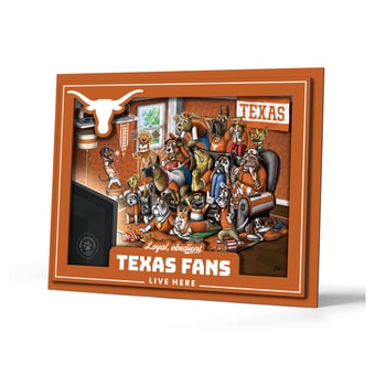 IDNA Texas Longhorns 13.25" x 17.25" Purebred Fans Wall Art