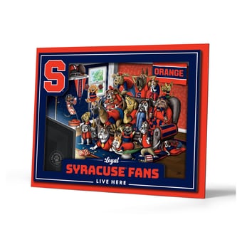 IDNA Syracuse Orange 13.25" x 17.25" Purebred Fans Wall Art