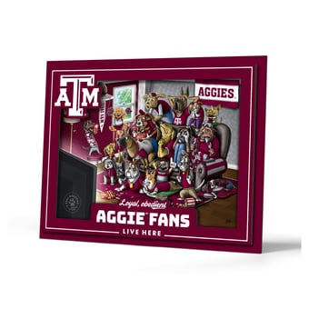 IDNA Texas A&M Aggies 13.25" x 17.25" Purebred Fans Wall Art
