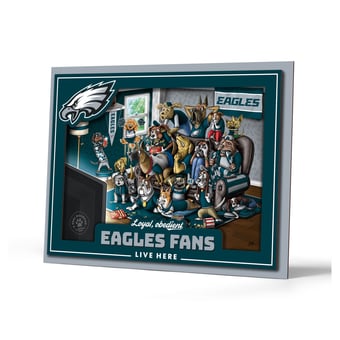 IDNA Philadelphia Eagles 13.25" x 17.25" Purebred Fans Wall Art
