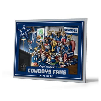 IDNA Dallas Cowboys 13.25" x 17.25" Purebred Fans Wall Art