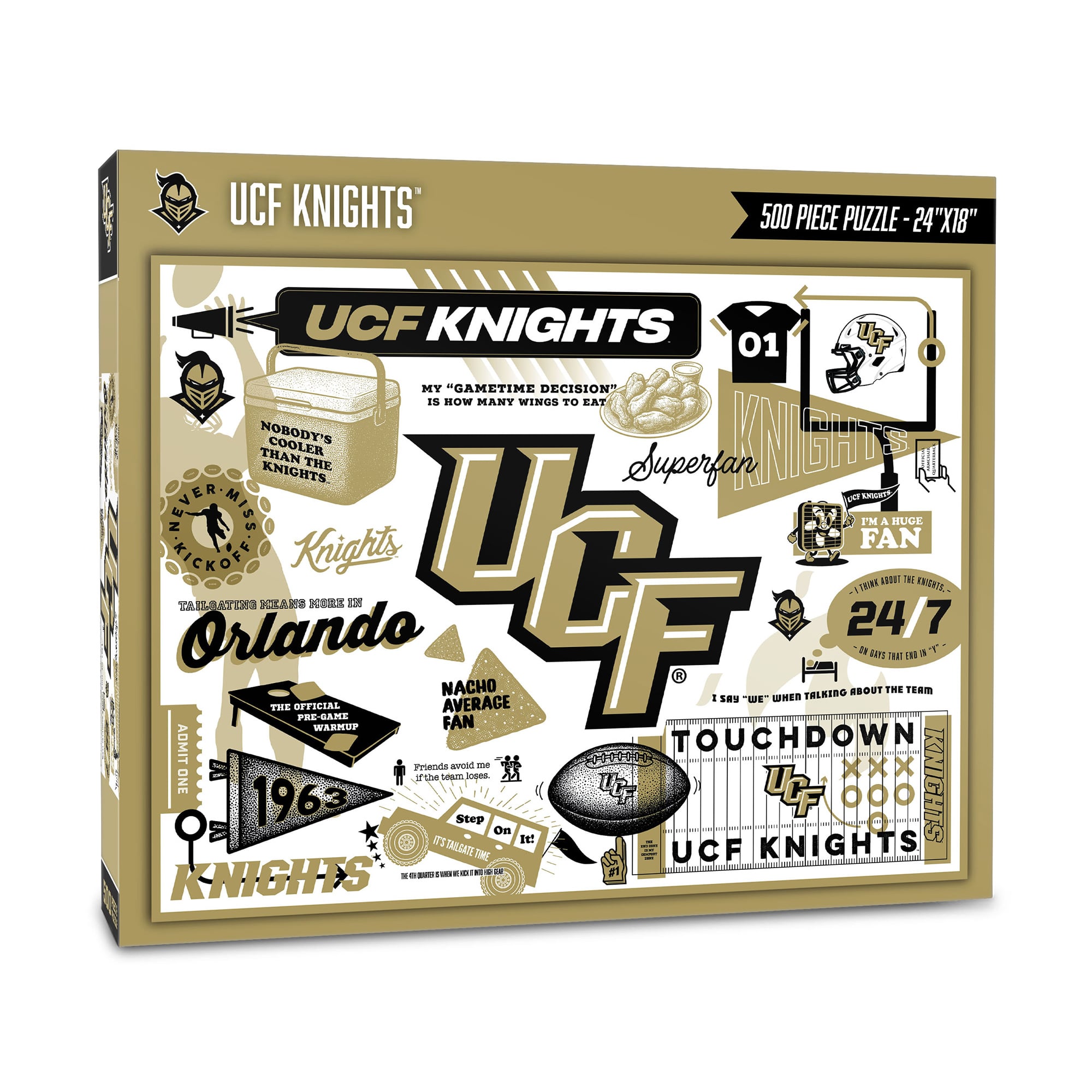 IDNA UCF Knights 500-Piece Scrapbook Puzzle