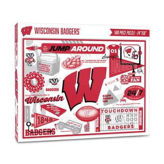 IDNA Wisconsin Badgers 500-Piece Scrapbook Puzzle