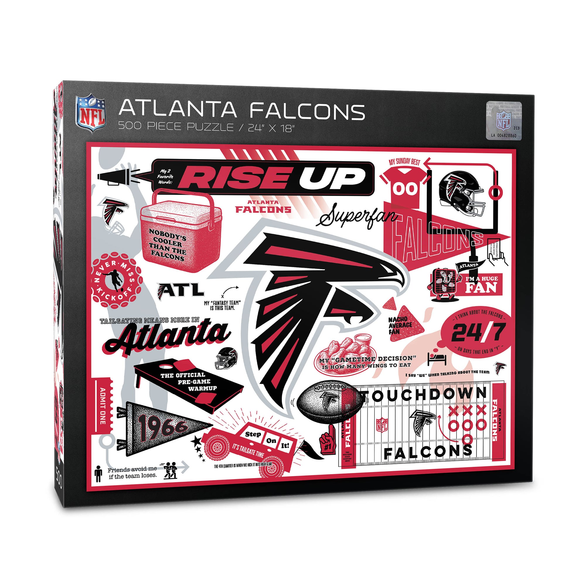 IDNA Atlanta Falcons 500-Piece Scrapbook Puzzle