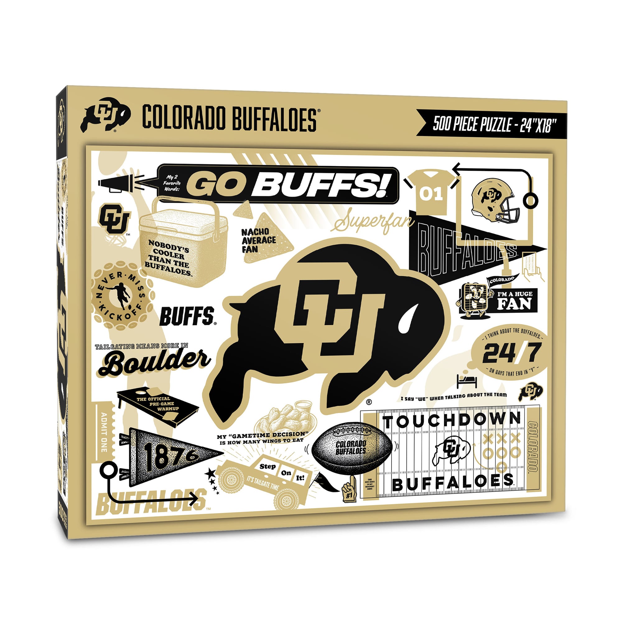 IDNA Colorado Buffaloes 500-Piece Scrapbook Puzzle