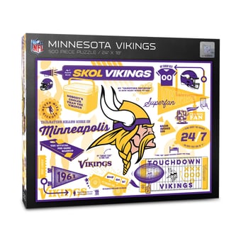 IDNA Minnesota Vikings 500-Piece Scrapbook Puzzle