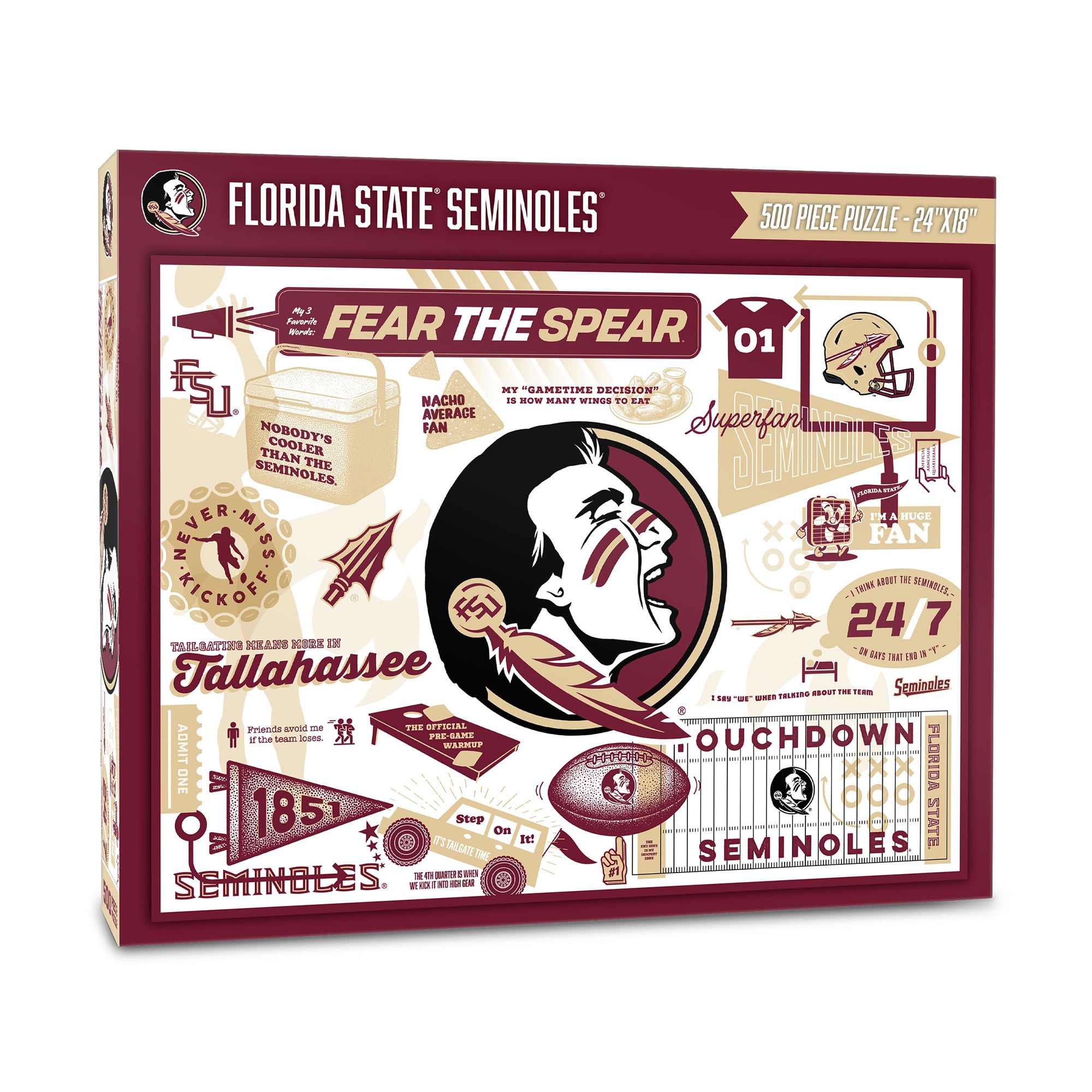 IDNA Florida State Seminoles 500-Piece Scrapbook Puzzle