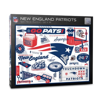 IDNA New England Patriots 500-Piece Scrapbook Puzzle