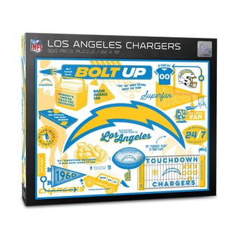 IDNA Los Angeles Chargers 500-Piece Scrapbook Puzzle