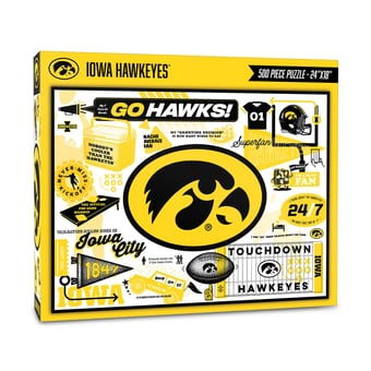 IDNA Iowa Hawkeyes 500-Piece Scrapbook Puzzle