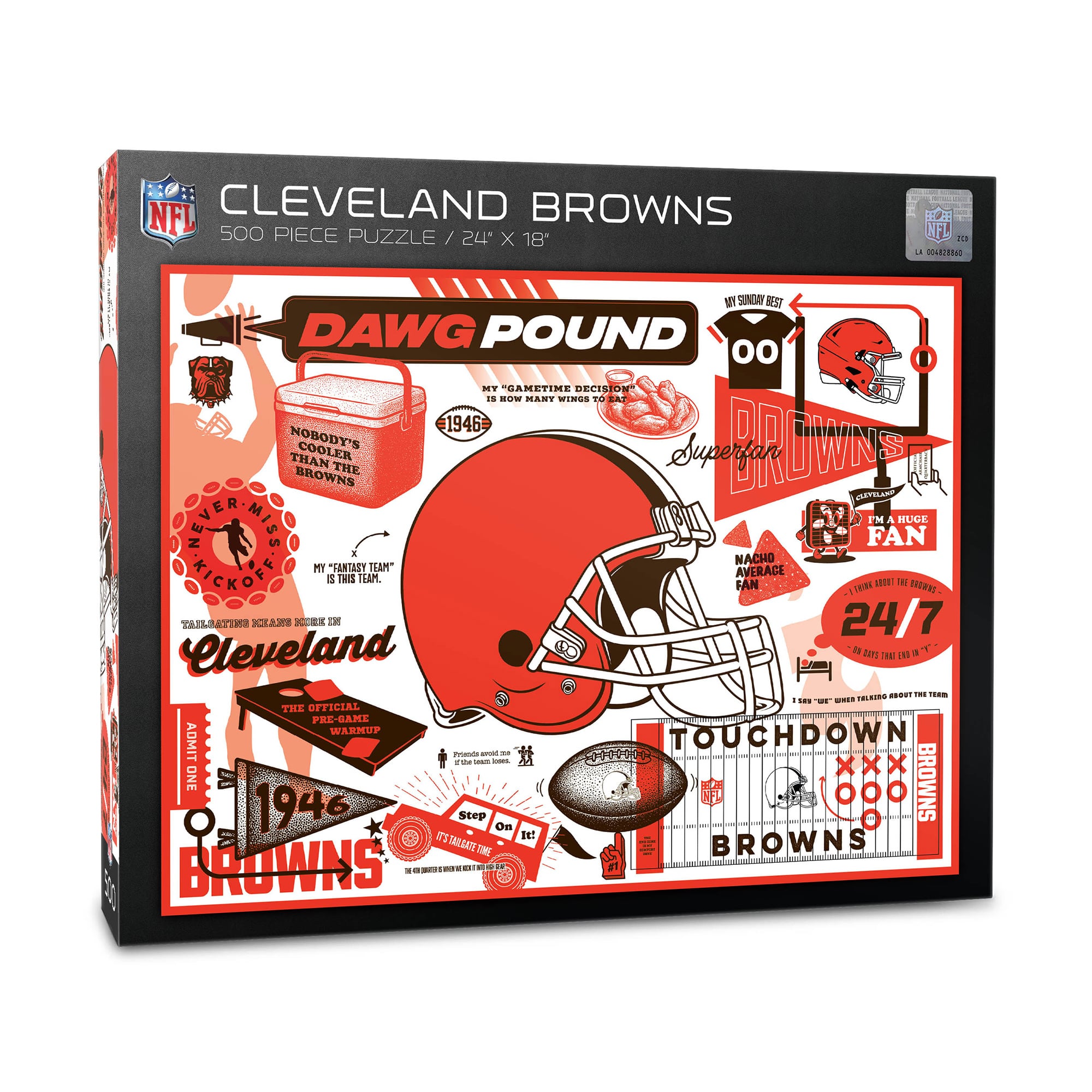 IDNA Cleveland Browns 500-Piece Scrapbook Puzzle