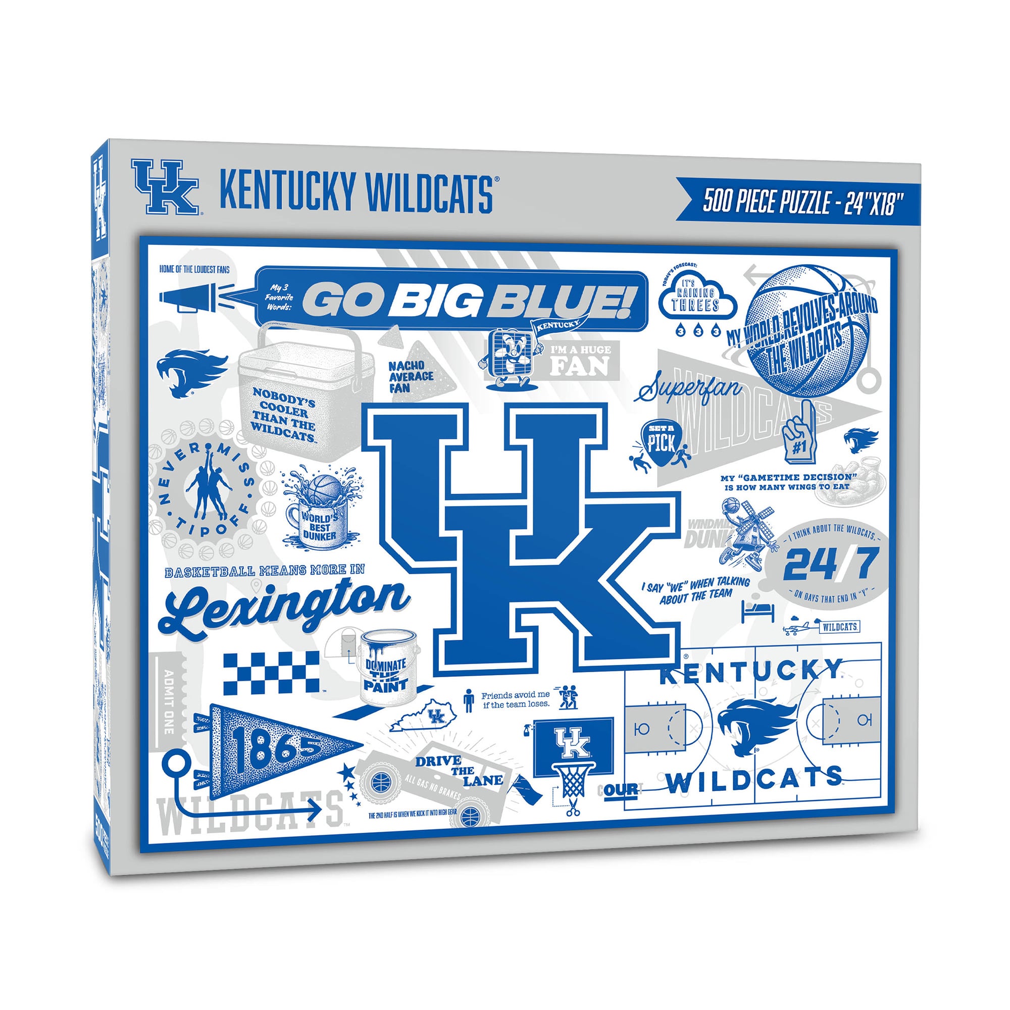 IDNA Kentucky Wildcats 500-Piece Scrapbook Puzzle