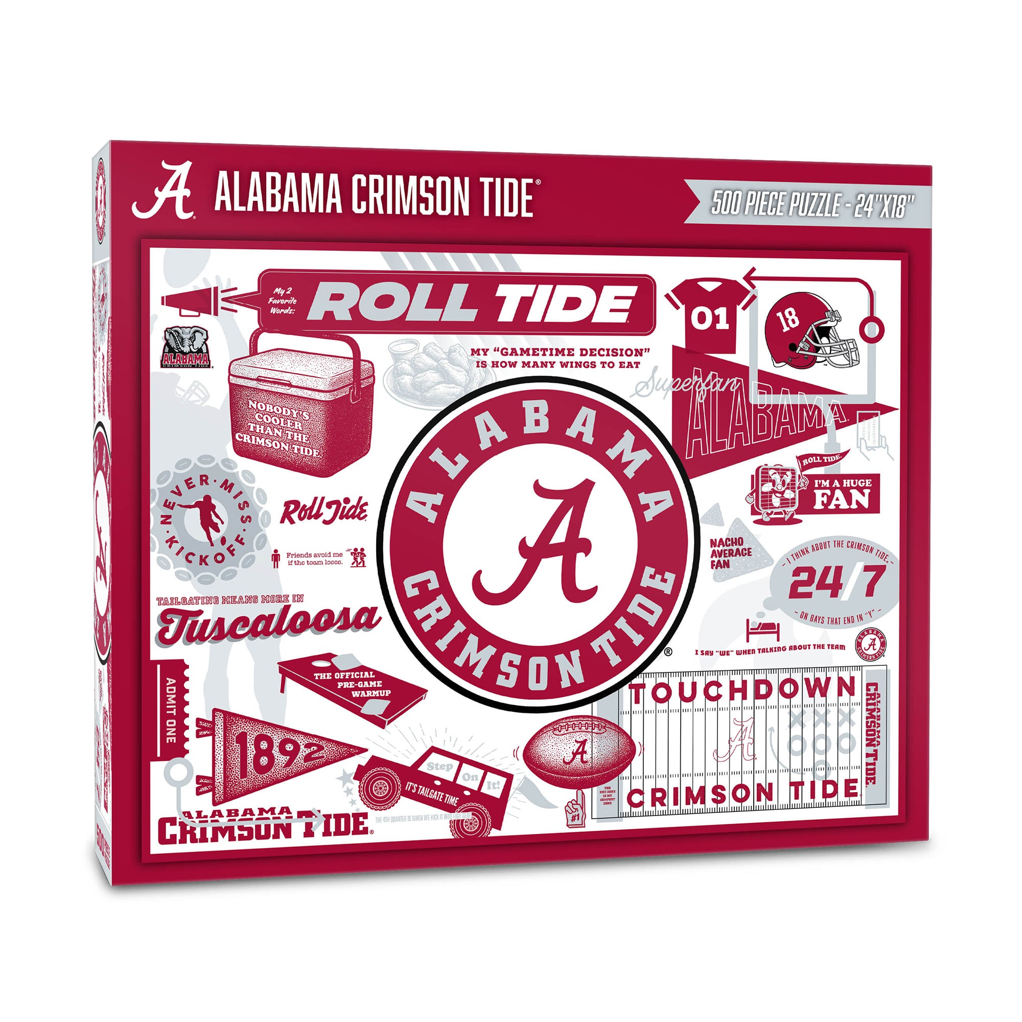 IDNA Alabama Crimson Tide 500-Piece Scrapbook Puzzle