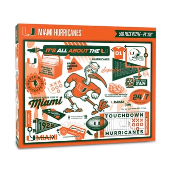 IDNA Miami Hurricanes 500-Piece Scrapbook Puzzle