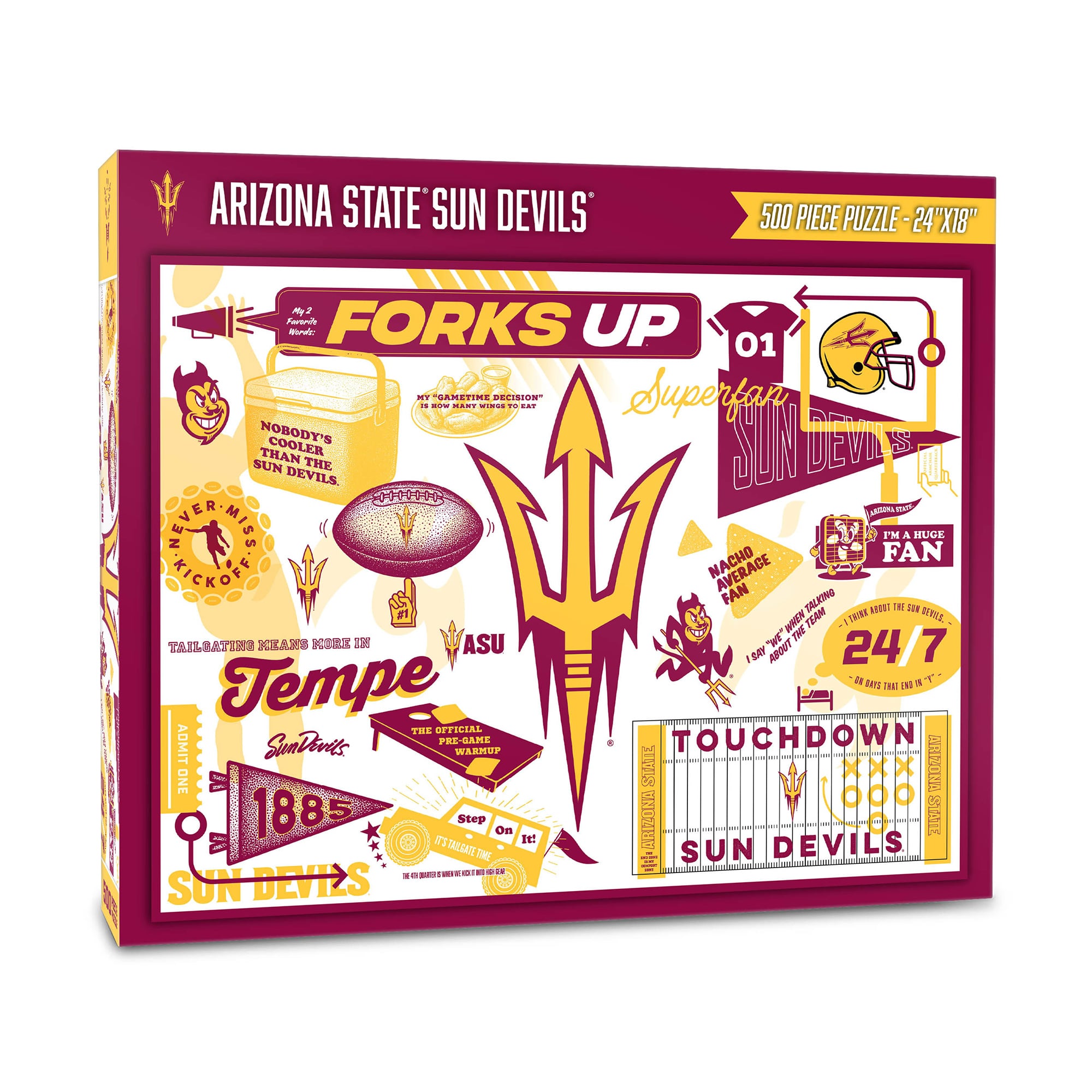 IDNA Arizona State Sun Devils 500-Piece Scrapbook Puzzle