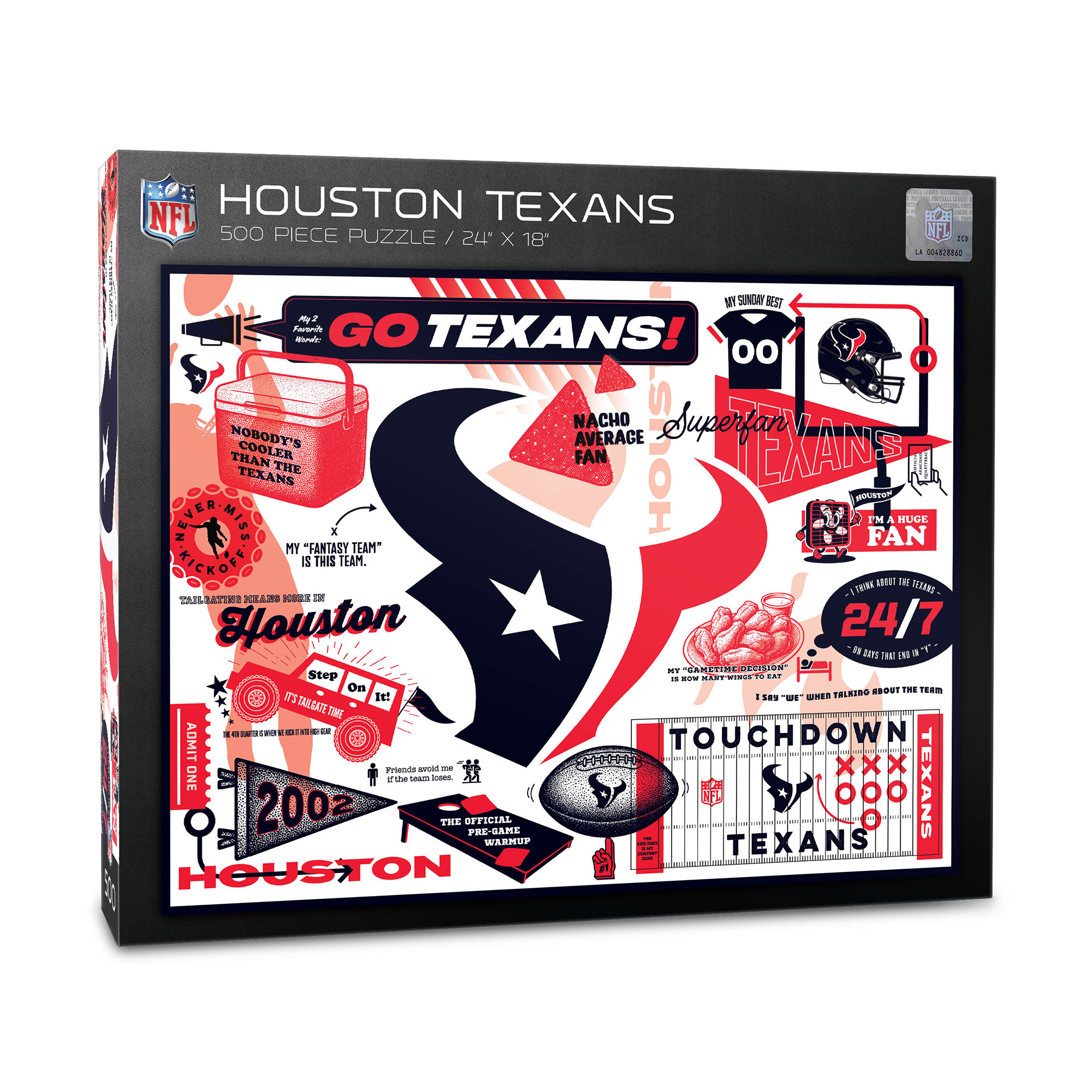 IDNA Houston Texans 500-Piece Scrapbook Puzzle
