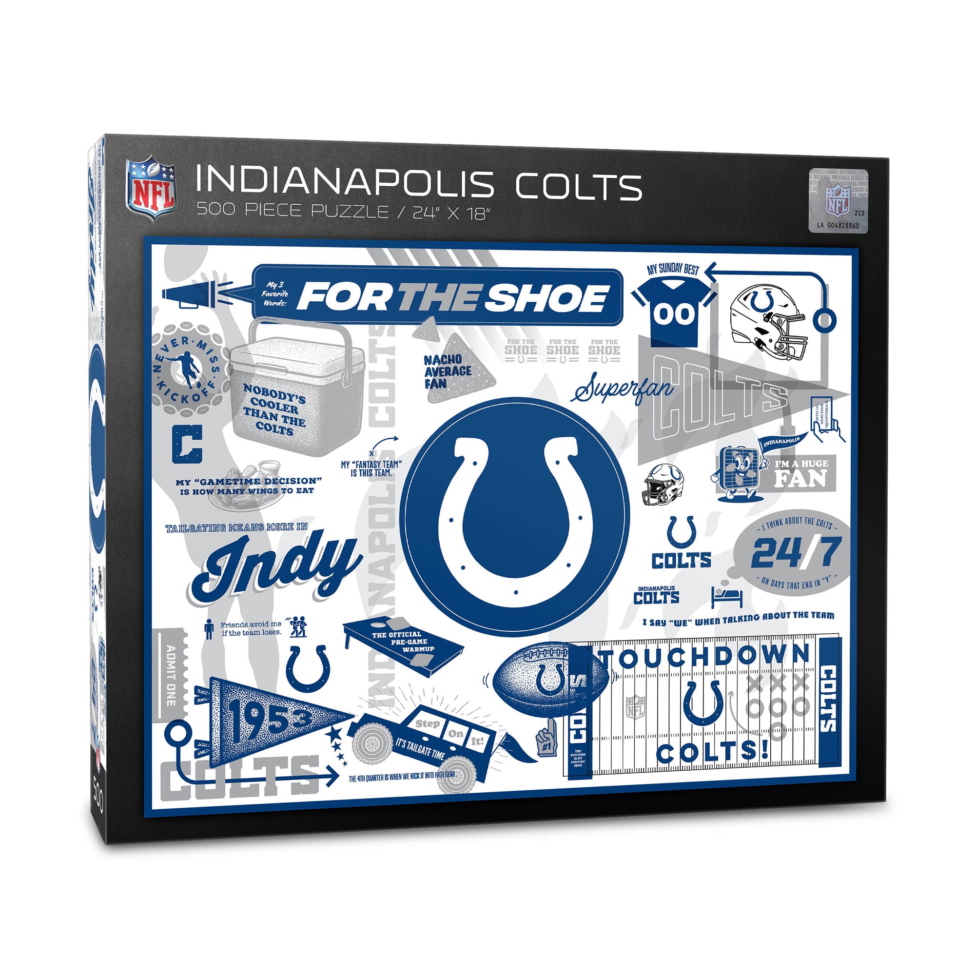 IDNA Indianapolis Colts 500-Piece Scrapbook Puzzle