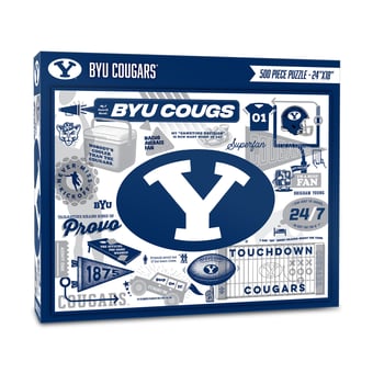 IDNA BYU Cougars 500-Piece Scrapbook Puzzle