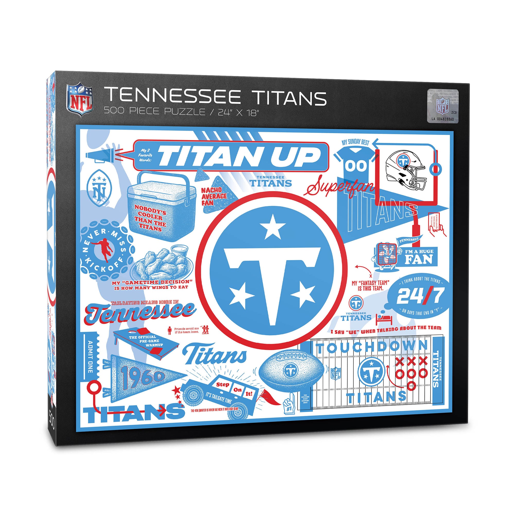 IDNA Tennessee Titans 500-Piece Scrapbook Puzzle