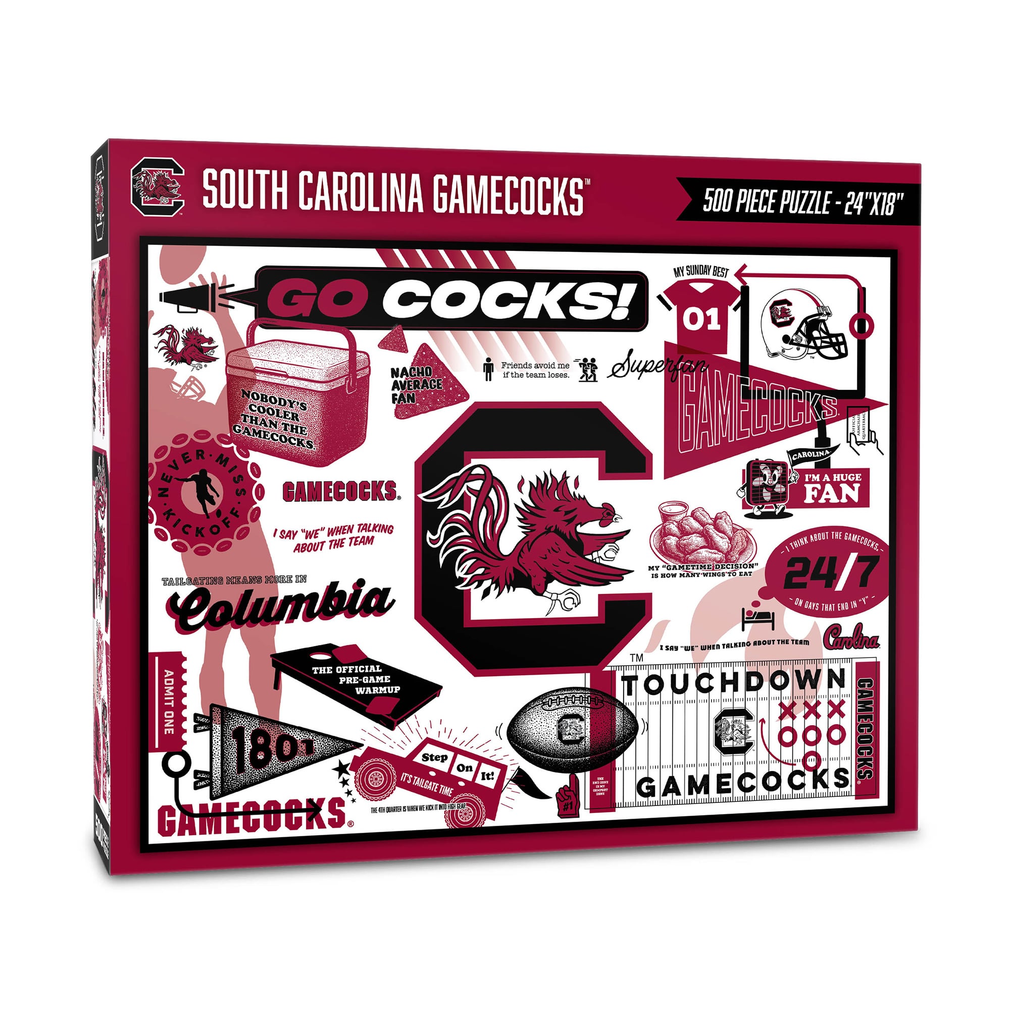 IDNA South Carolina Gamecocks 500-Piece Scrapbook Puzzle