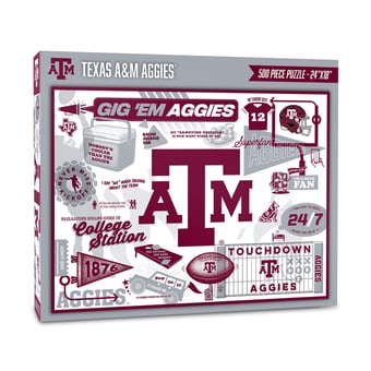 IDNA Texas A&M Aggies 500-Piece Scrapbook Puzzle