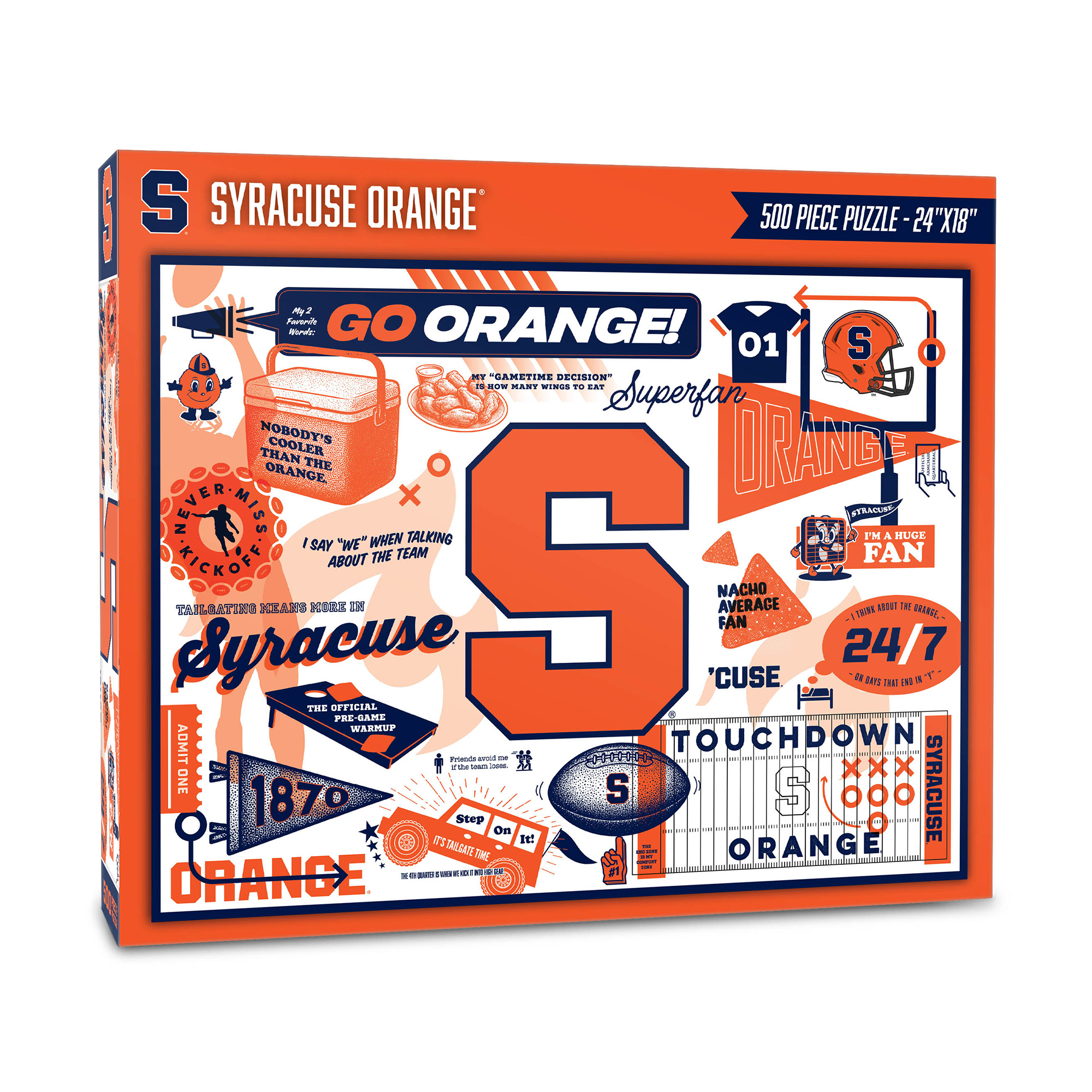 IDNA Syracuse Orange 500-Piece Scrapbook Puzzle