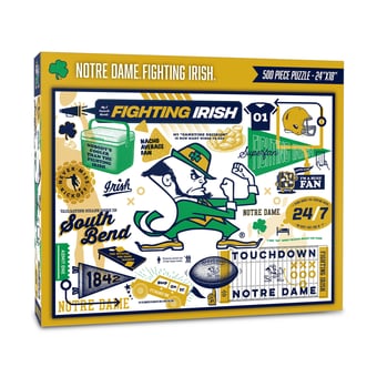 IDNA Notre Dame Fighting Irish 500-Piece Scrapbook Puzzle