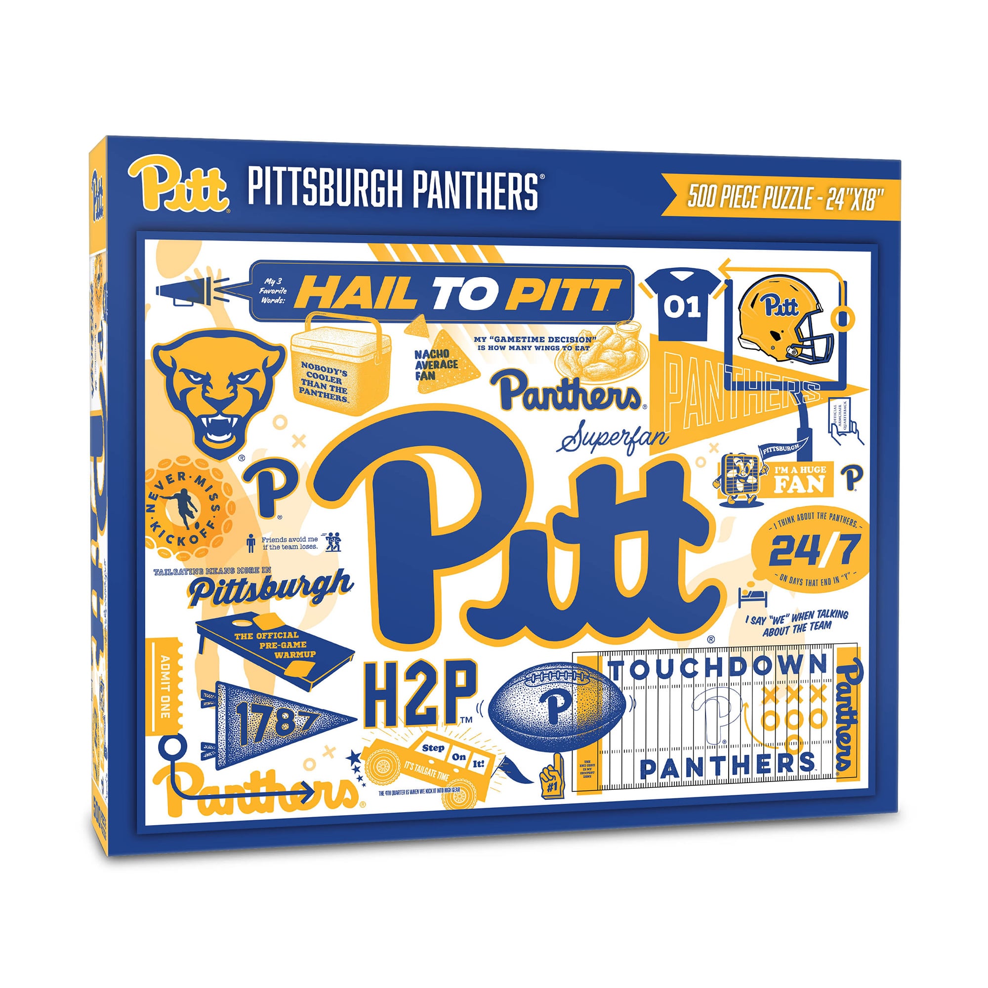 IDNA Pitt Panthers 500-Piece Scrapbook Puzzle