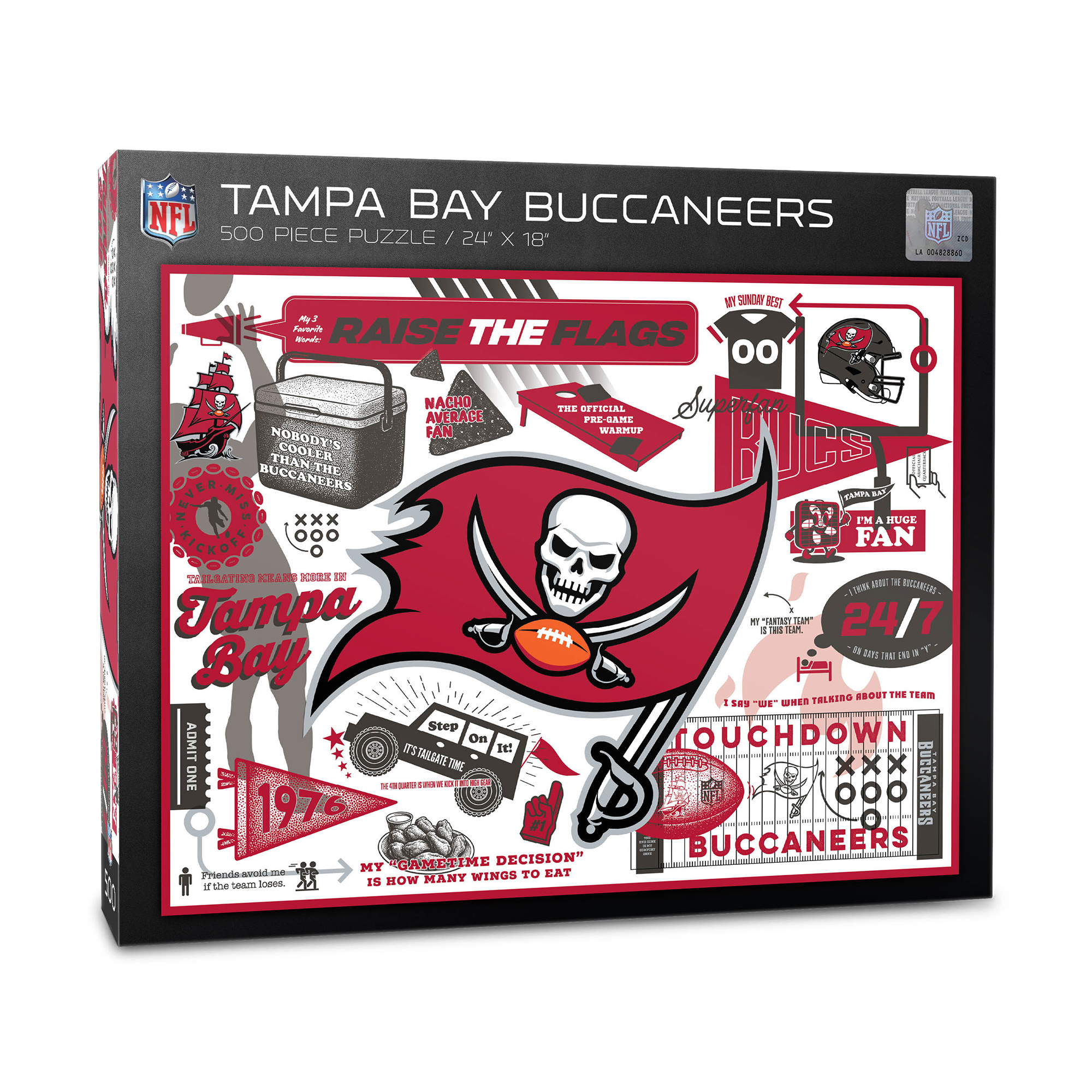 IDNA Tampa Bay Buccaneers 500-Piece Scrapbook Puzzle
