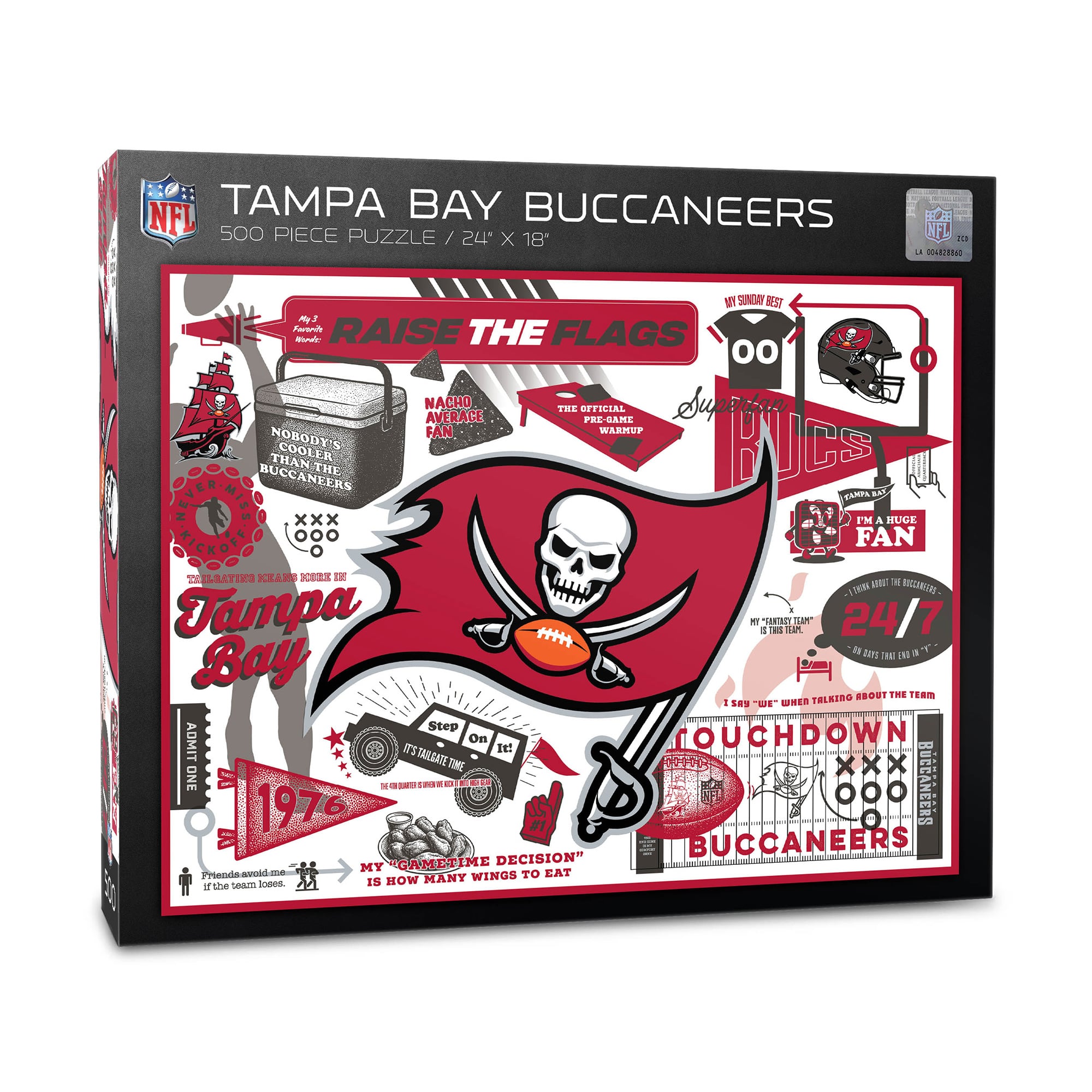 IDNA Tampa Bay Buccaneers 500-Piece Scrapbook Puzzle