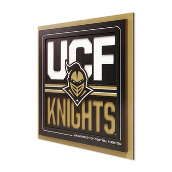 IDNA UCF Knights 12" x 12" Slogan Series 3D Wall Art