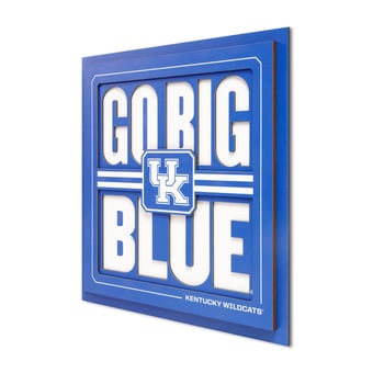 IDNA Kentucky Wildcats 12" x 12" Slogan Series 3D Wall Art
