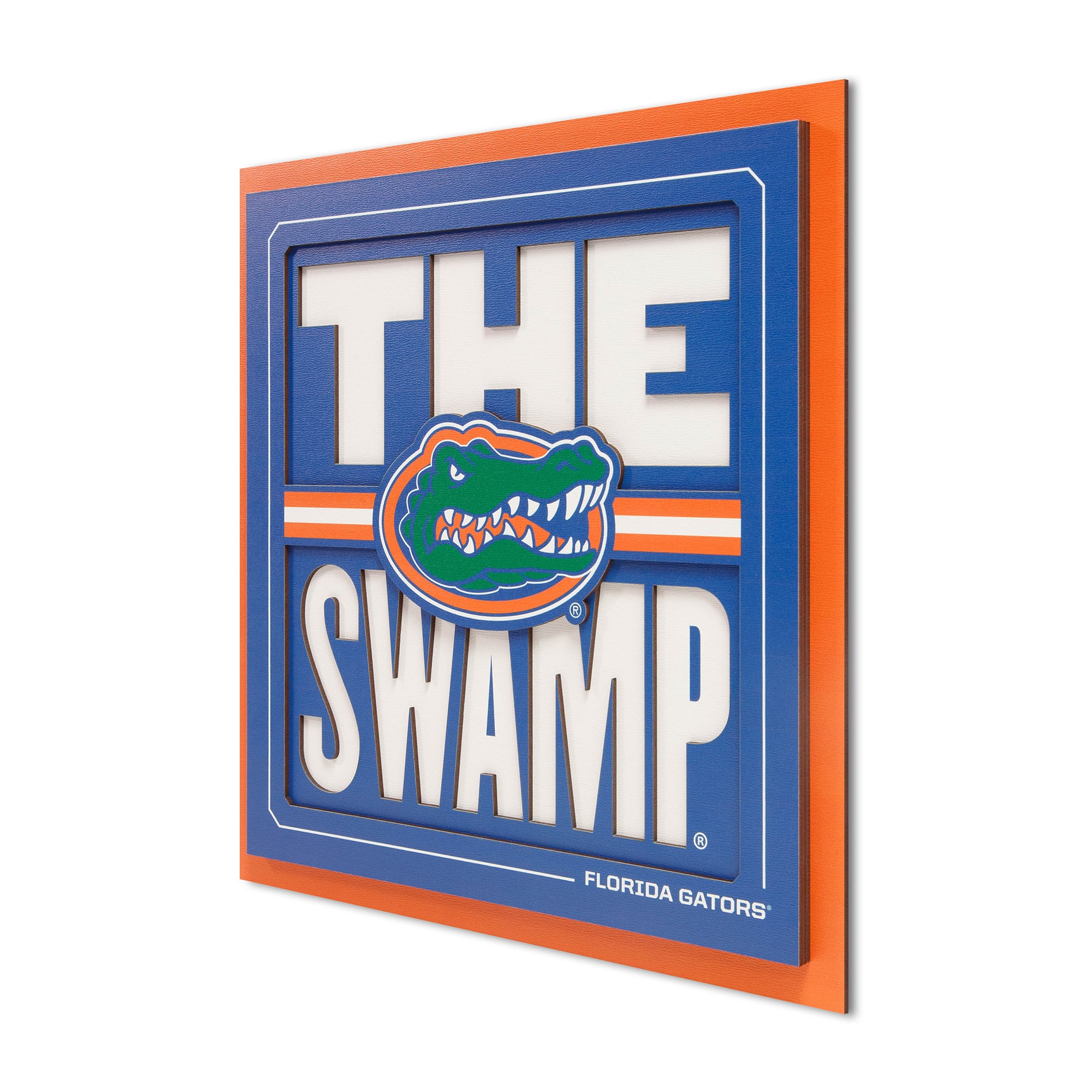 IDNA Florida Gators 12" x 12" Slogan Series 3D Wall Art