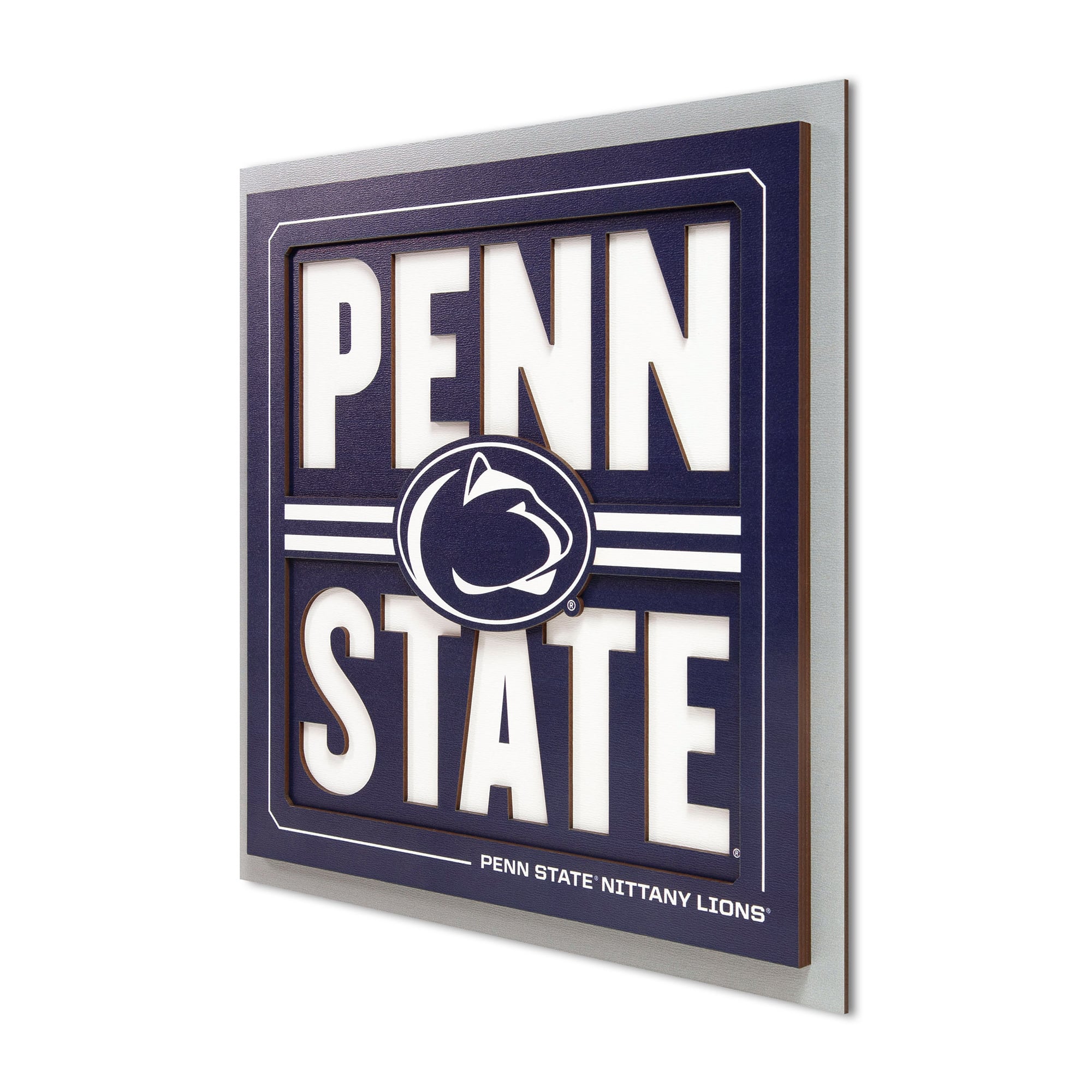 IDNA Penn State Nittany Lions 12" x 12" Slogan Series 3D Wall Art