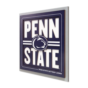 IDNA Penn State Nittany Lions 12" x 12" Slogan Series 3D Wall Art