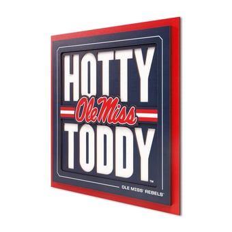 IDNA Ole Miss Rebels 12" x 12" Slogan Series 3D Wall Art