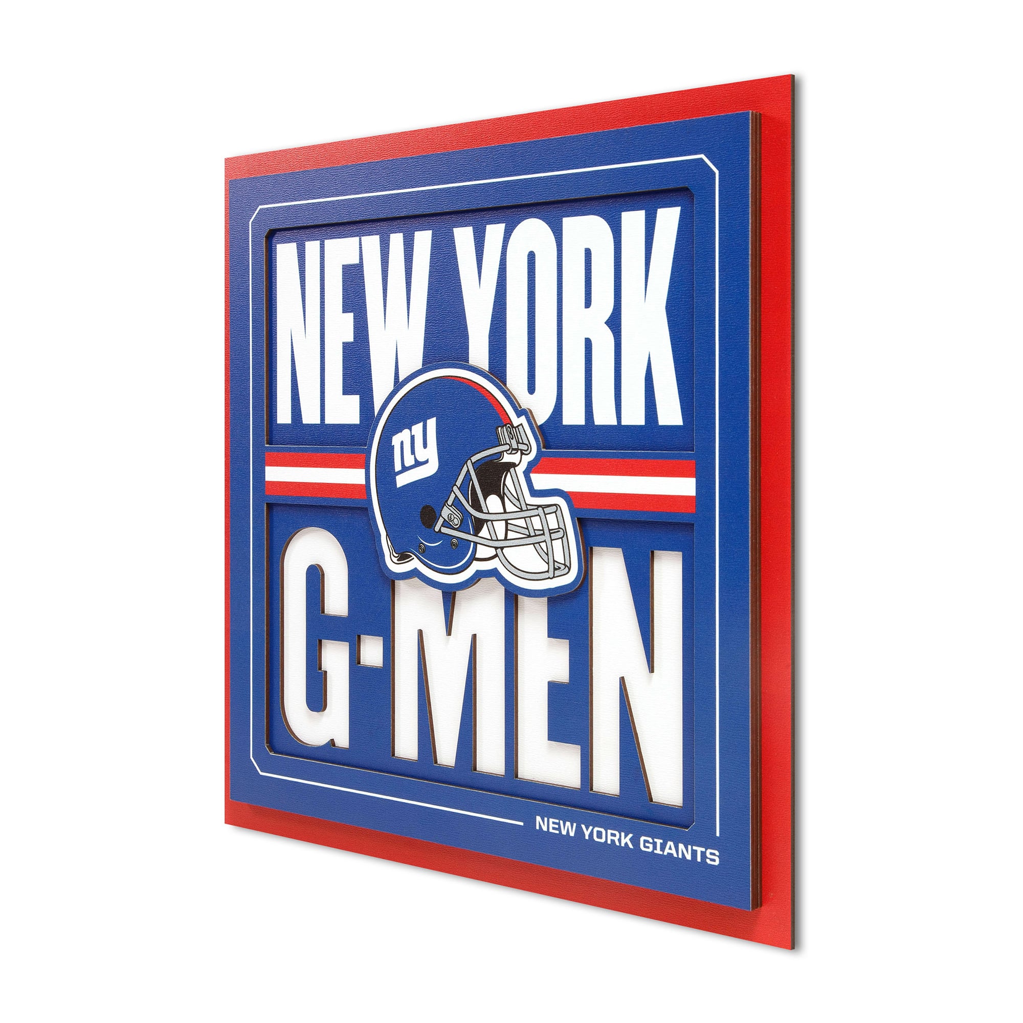 IDNA New York Giants 12" x 12" Slogan Series 3D Wall Art