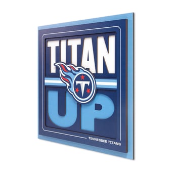 IDNA Tennessee Titans 12" x 12" Slogan Series 3D Wall Art