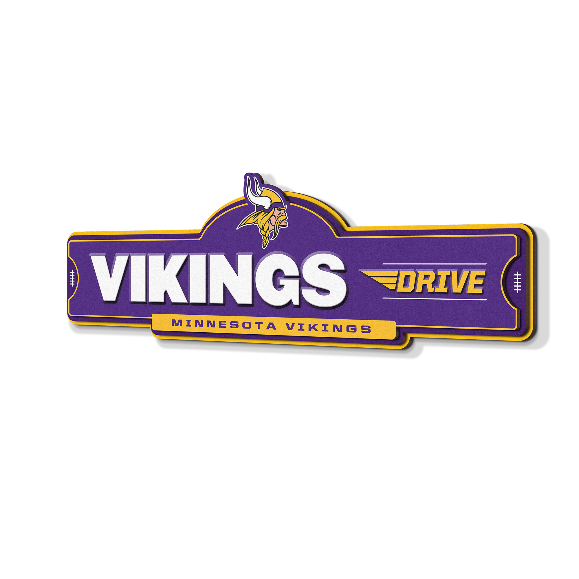 IDNA Minnesota Vikings 3D Street Sign