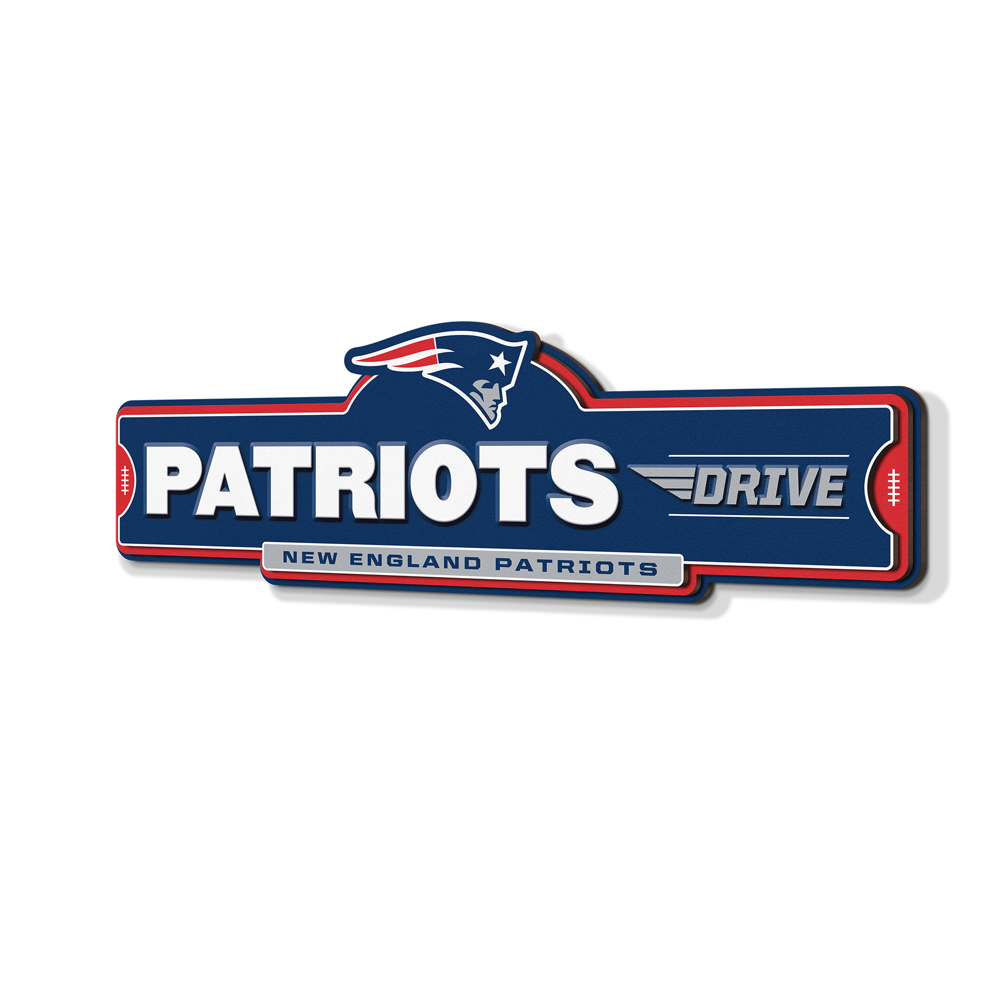 IDNA New England Patriots 3D Street Sign