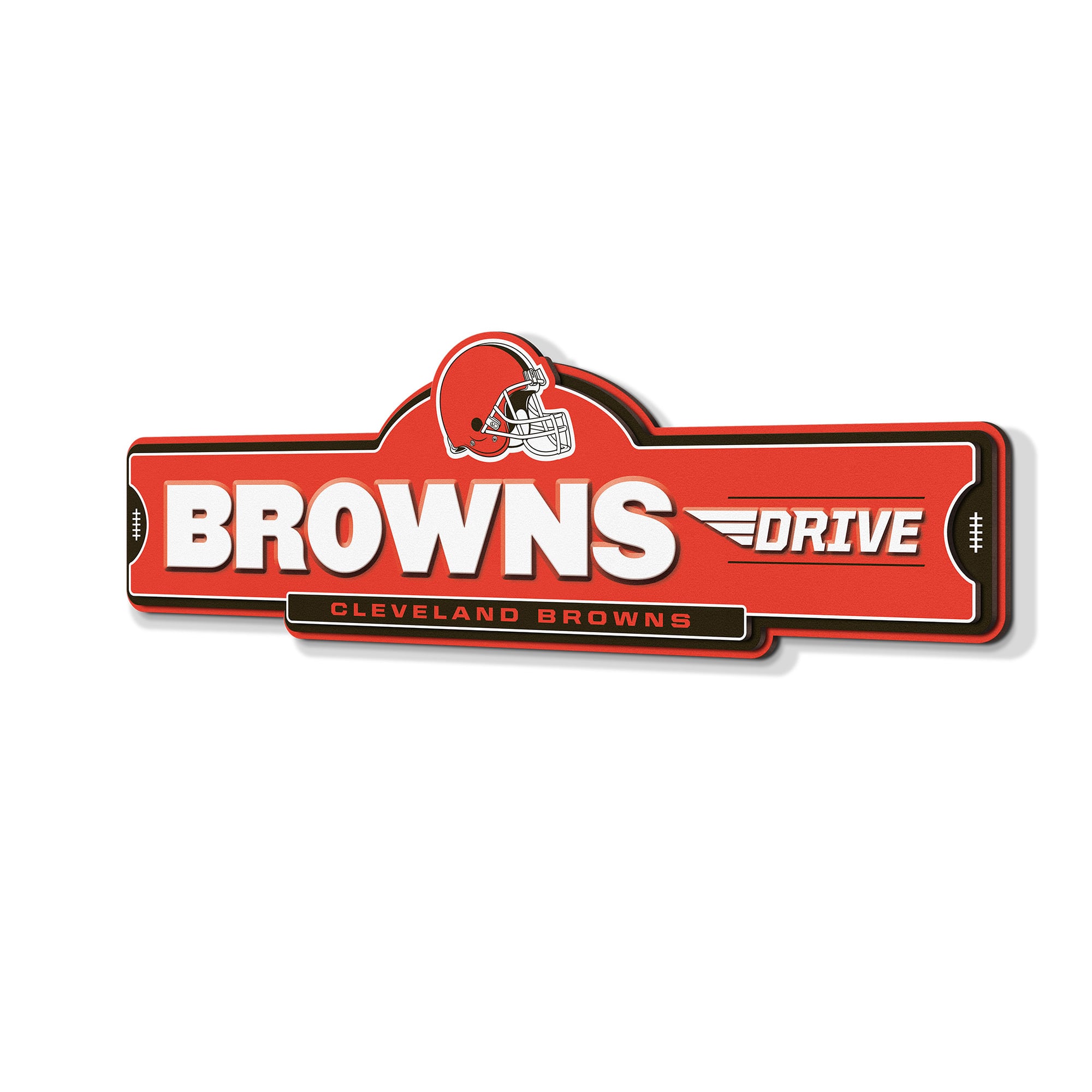 IDNA Cleveland Browns 3D Street Sign