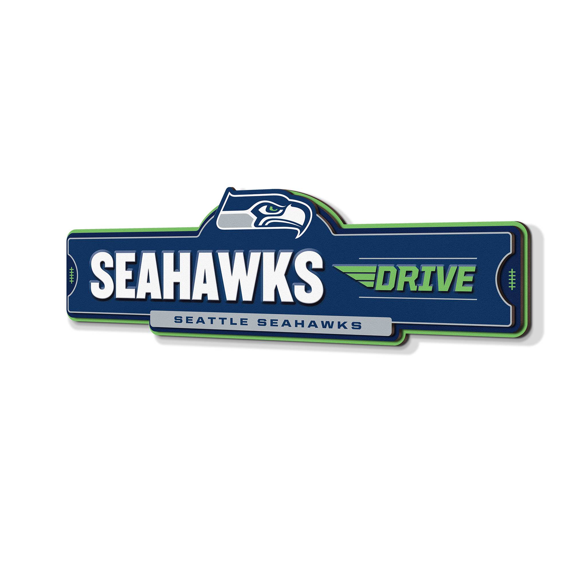 IDNA Seattle Seahawks 3D Street Sign