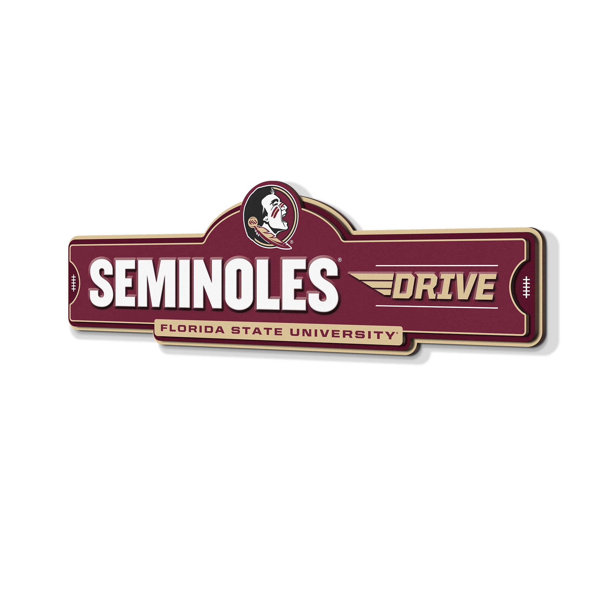 IDNA Florida State Seminoles 3D Street Sign